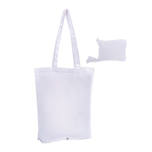 White Foldable Calico Bag